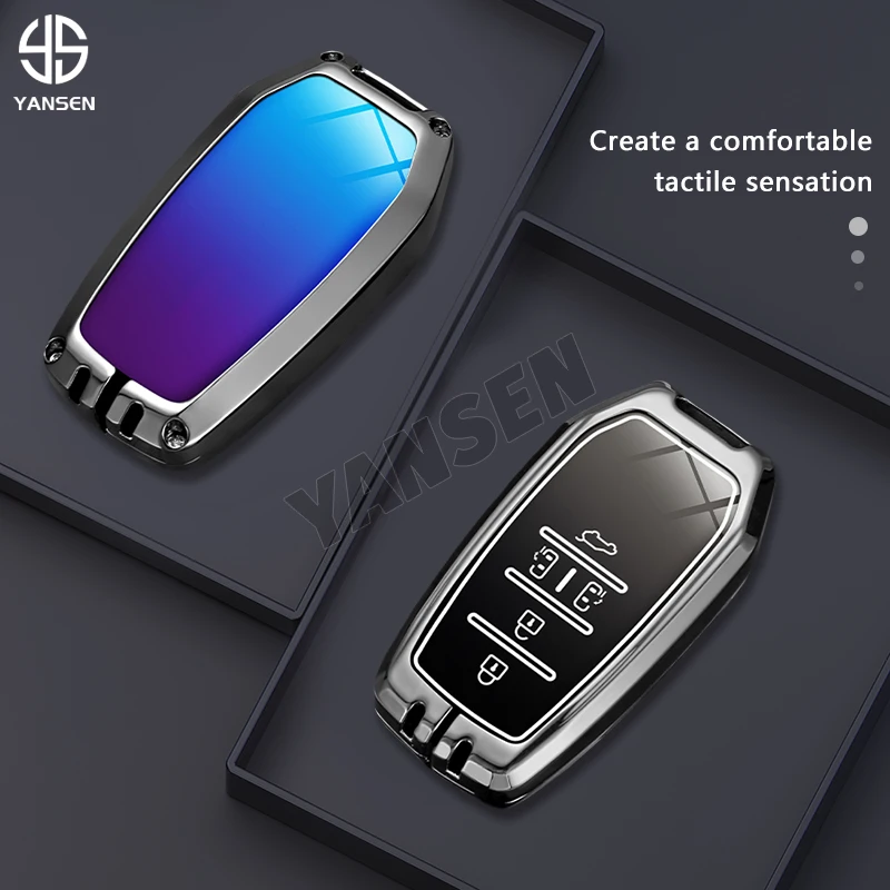 2025 Car Key Case Protector Key Cover Shell Fob for Toyota Prius Camry Corolla CHR C-HR RAV4 2018 2022 Prado Auto Accessories