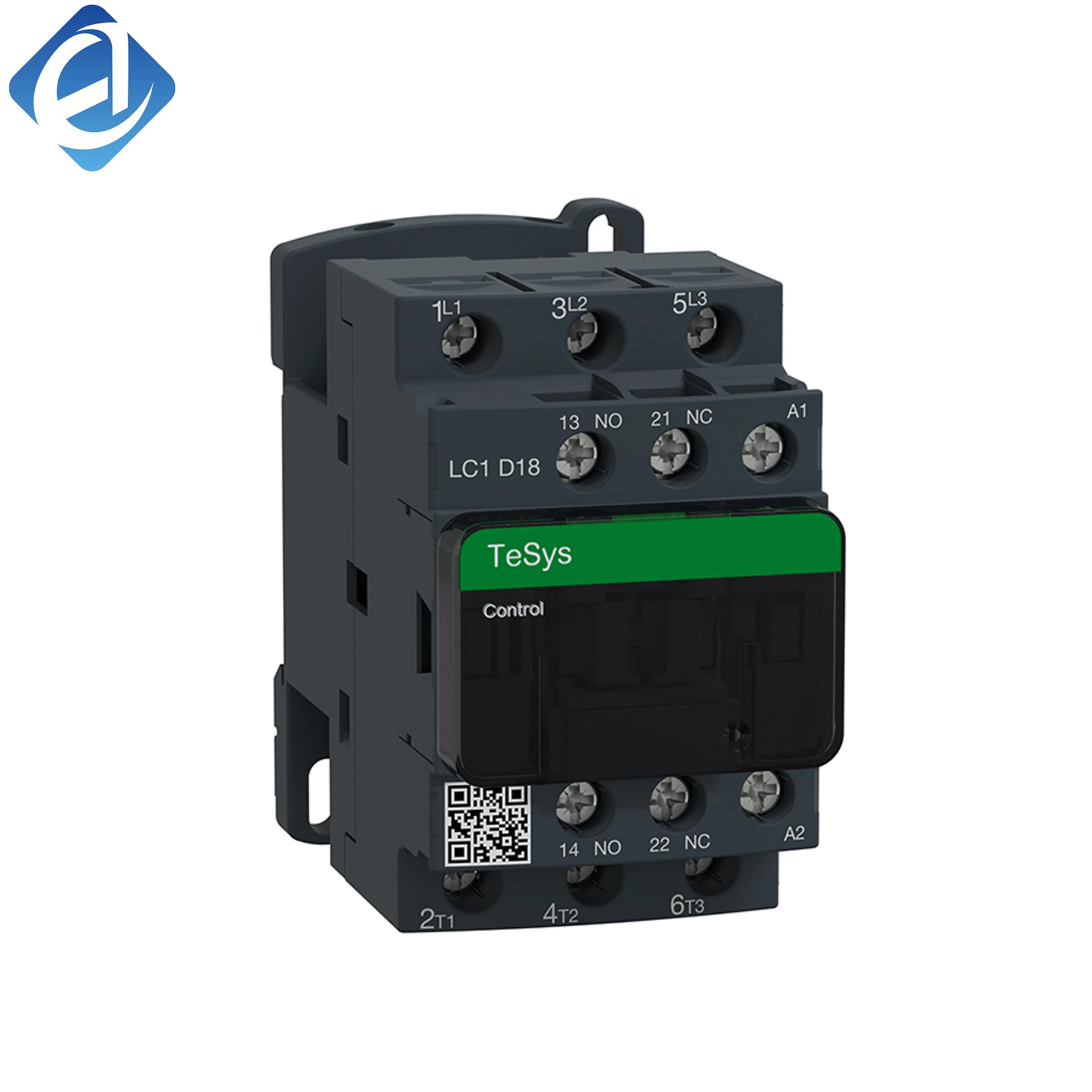 New Original LC1D18M7C TeSys D series AC contactor. 18A rated current, 220V AC coil voltage, durable mechanical structure and reliable switching performance. Widely used for motor switching, circuit contro