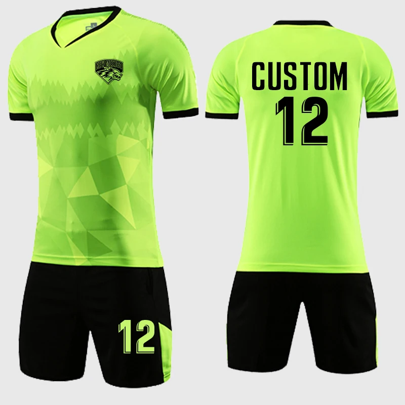 Buy Wholesale China Wholesale Cheap Club And Team Latest Designs Youth  Sublimated Neon Green Soccer Uniform Set Custom Football Jersey & Soccer  Jersey at USD 5