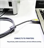 Cable de impresora negro A-B