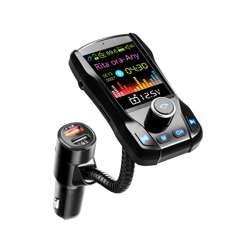 Fm66 Wireless Fm Transmitter Modulator Hands Free Car Kit 1 8 Inch Color Screen Mp3 Player With 5v 3 1a Dual Usb Fast Charger Buy Mp3 Music Player Transmitter Dual Usb Fast Charger Car Accessories Car