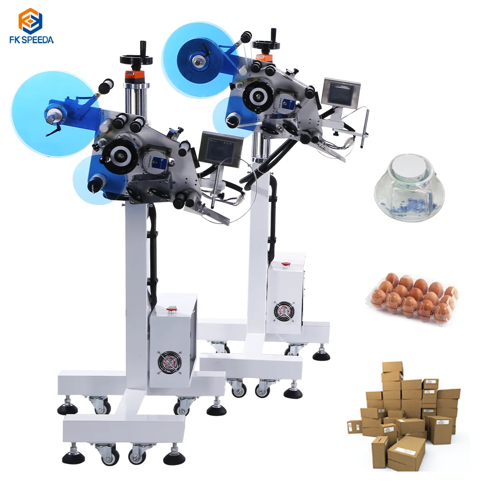 High Speed  Flowline Labelling Heads Head of Automatic Sticker Label Dispenser Labeling Machine Head