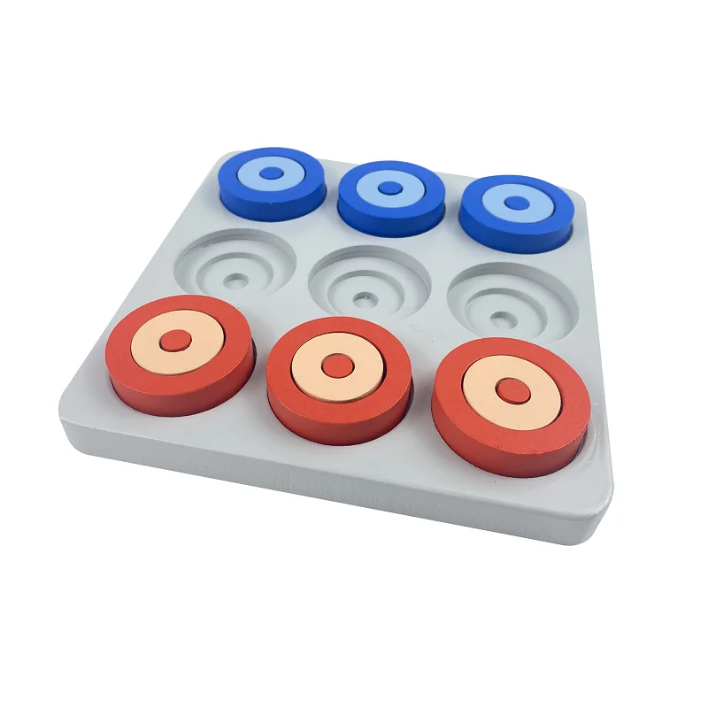 Math Playground Tic Tac Toe New Design Game Tic Tie Toe Wood Brain Board Game