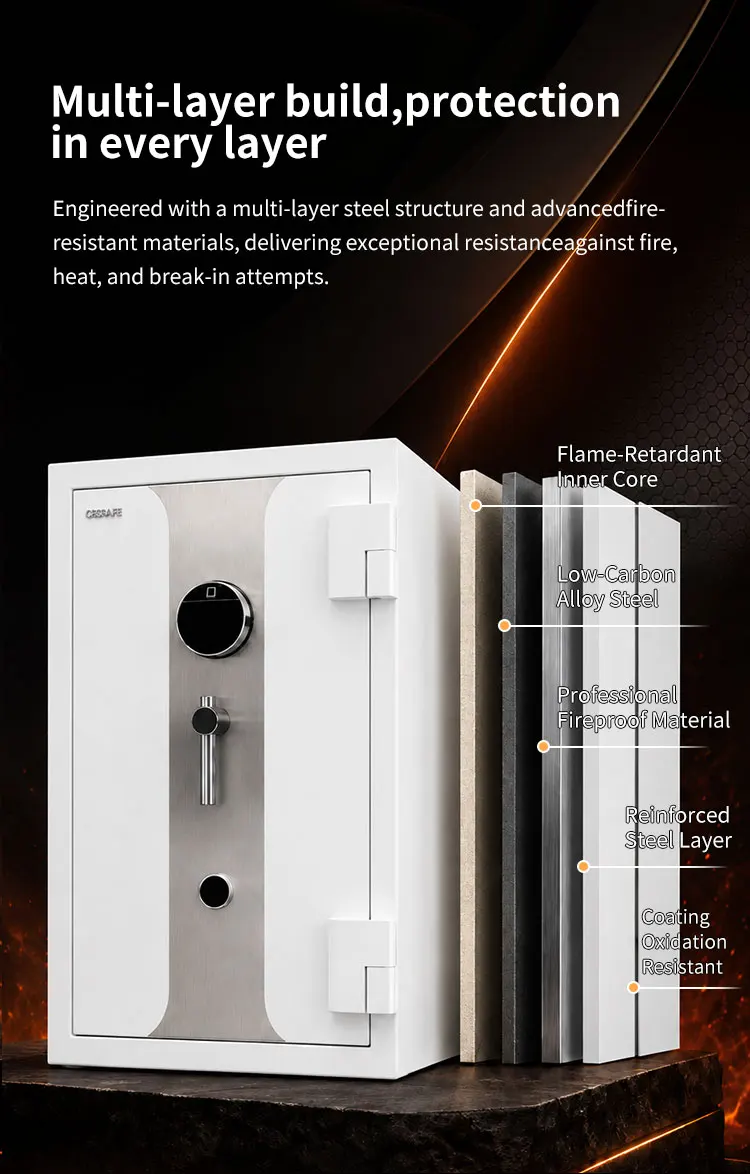 aj 900 ceqsafe heavy duty fireproof safe box ce electronic digital lock large capacity thick anti theft house hold safes-11