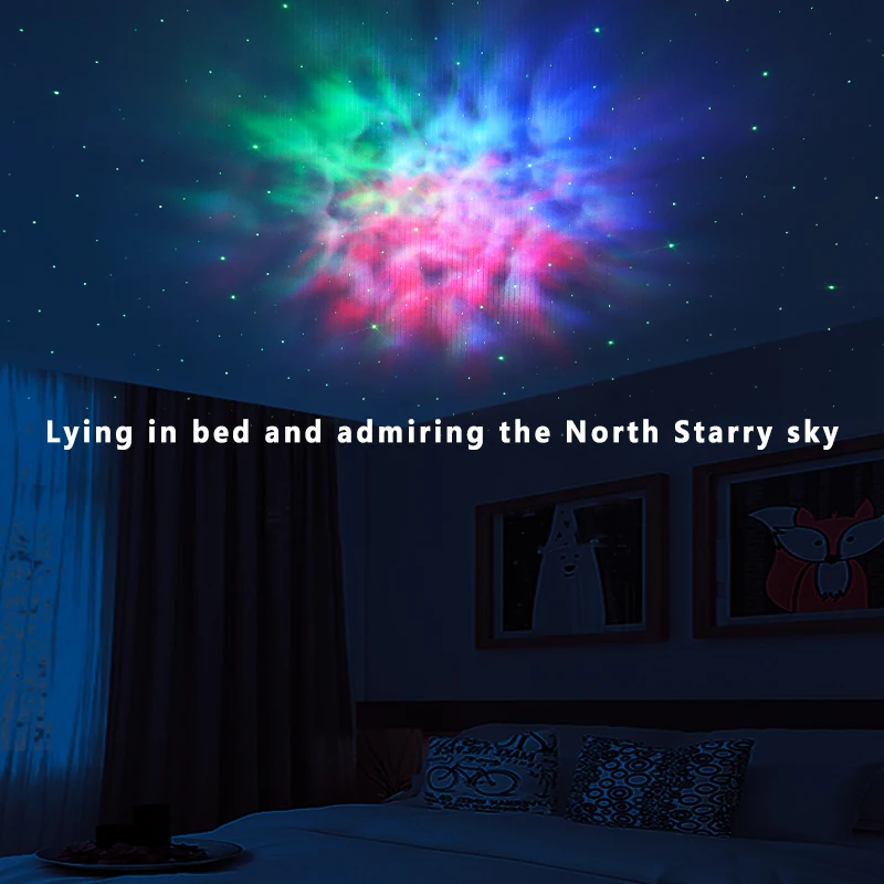 2021 Starry Light Sleep Aid Use White Noise BT Speaker with Real Voice Scenes