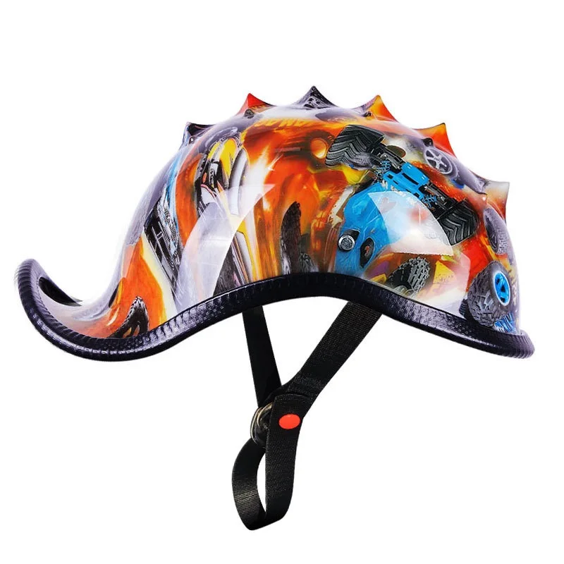 OEM Hedgehog Personality Lightweight Style Harr Ladle Helmet Motorcycle Half Face Helmet Motorcycle for Men Picture