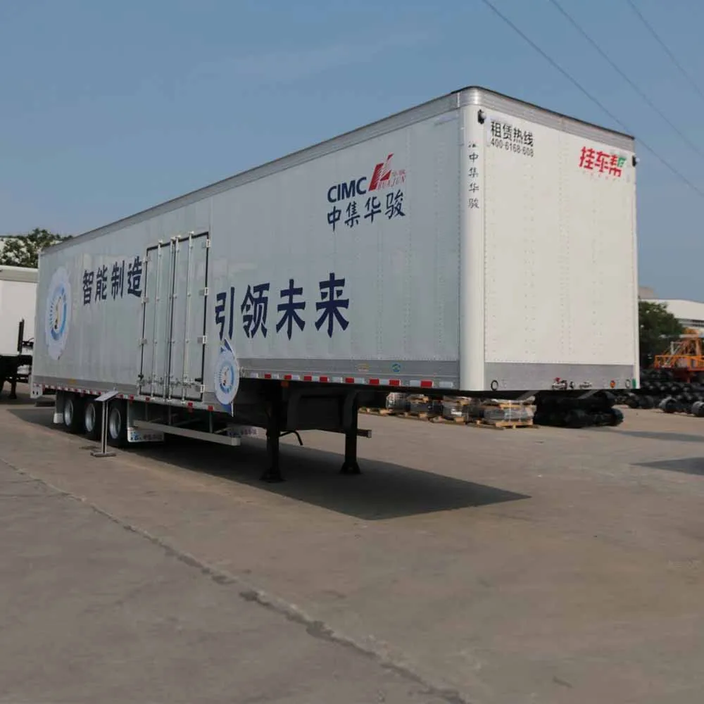 High Quality 40FT 45FT Refrigerated  Container Van Semi Trailer Fish Food Carrier Van Freezer Semi Truck For Sale supplier