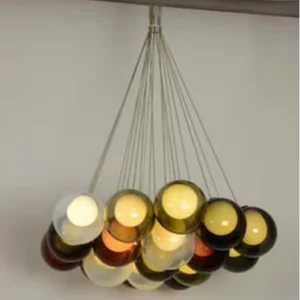 ECOJAS Handmade Glass Ball Decor Chandelier New Modern Design Pendent Light
