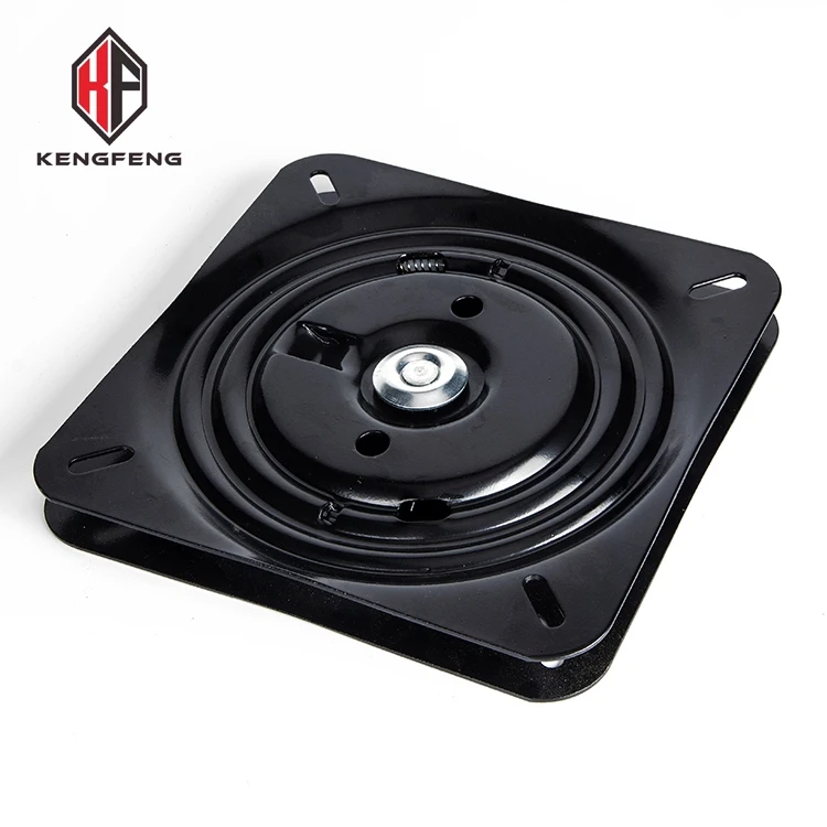 Основание стула оборудования 360 градусов память возврата сверхмощный поворотный пластина 10 дюймов табурет металлический автоматический возврат поворотная пластина