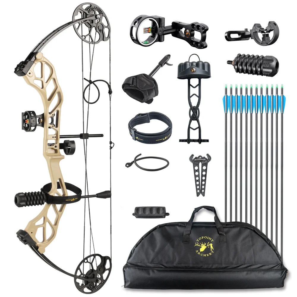 TOPOINT ARCHERY Starting 31 Beginner Compound Bow Hunting Bow And Arrow