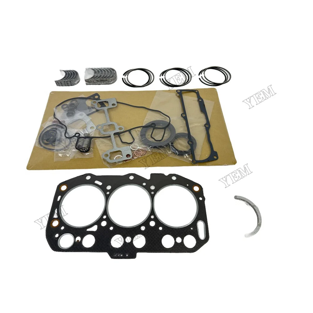 For Yanmar 3TNV80 Overhaul Re-ring Kit Repair Part Engine Piston Ring Gasket