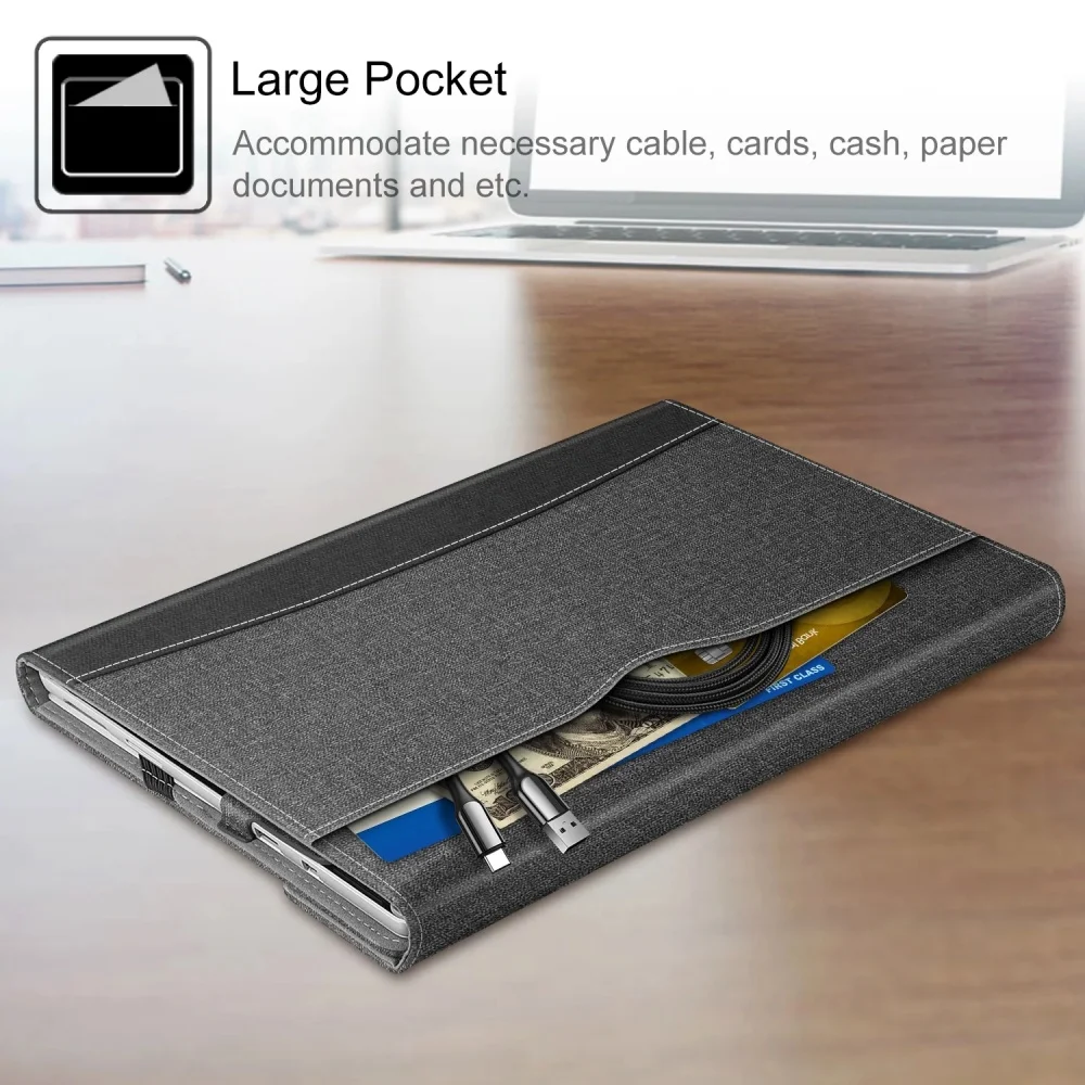 3 123 inch with pocket compatible with type cover keyboard laudtec-5