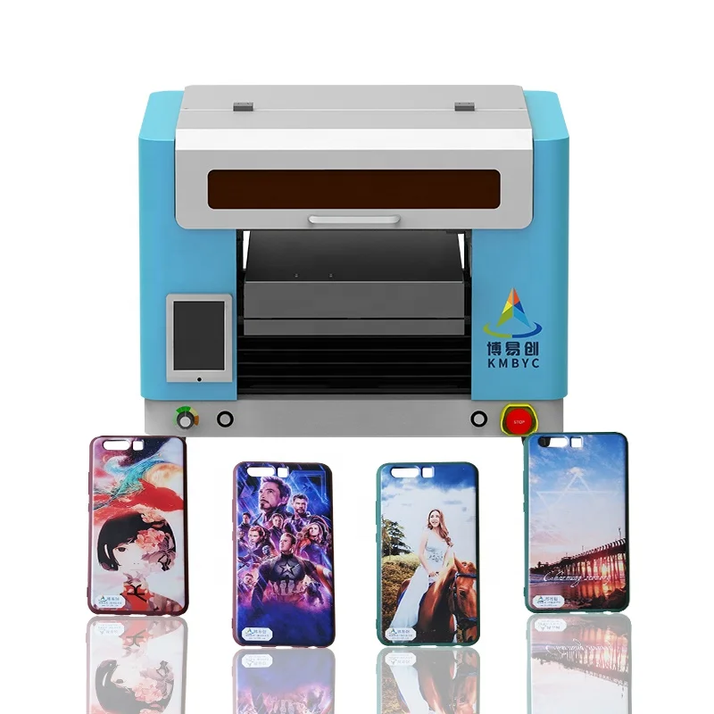 Phone Case Printer Small Size A3 UV Printing Machine 6 Color Flatbed Printer