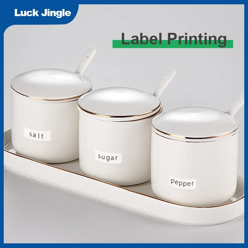 Luck Jingle Mini Pocket Printer USB Rechargeable Portable Wireless Study Thermal Pocket Receipt Inkless Thermal Label Printer