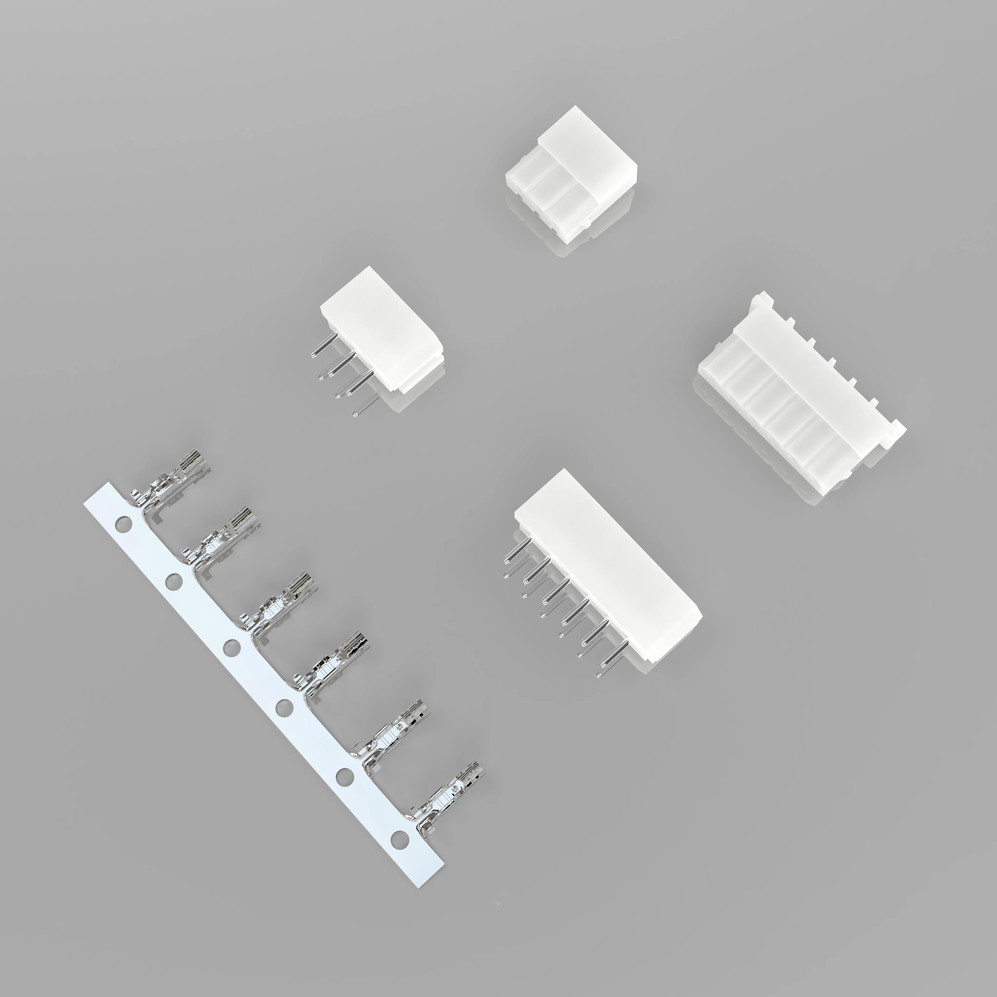 FAF B250008(5264) 2.5 MM Nylon 66 Phosphor Bronze/Brass Pitch 2 Pins Wire to Board Connector Male and Female Housing Connector