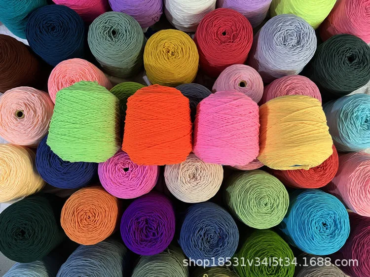 Wholesale 400g/cone 8ply 3mm Acrylic Tufting Yarn For Rugs And Carpets ...