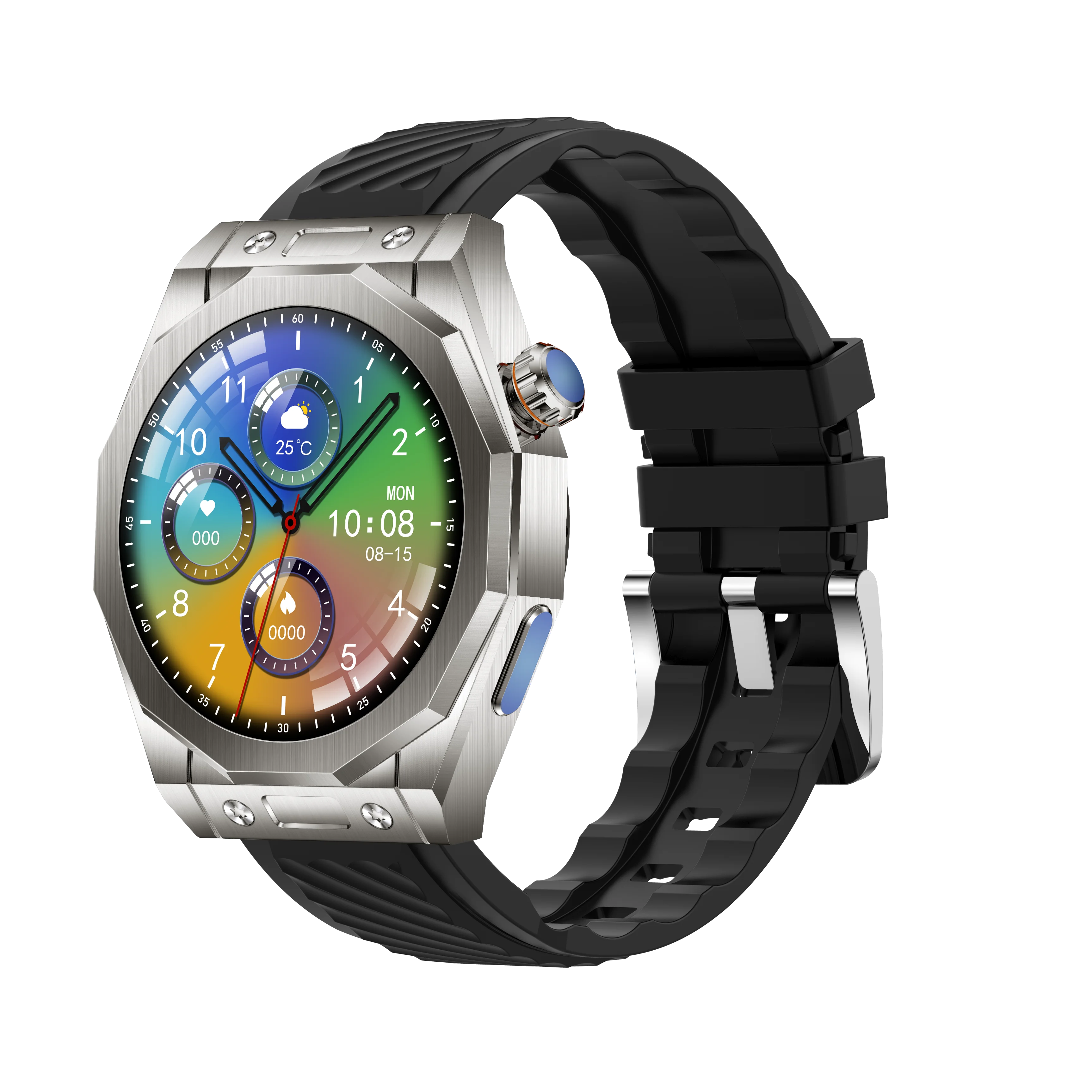 Z83 Max Smart Watch with 3 Straps Amoled Round Screen NFC Ip68 Waterproof GPS Track Smartwatch Z88 Max