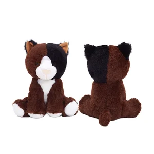 Custom Made Plush Cat Toy Soft Cute Stuffed Animal with PP Cotton Filling Manufacturer Direct