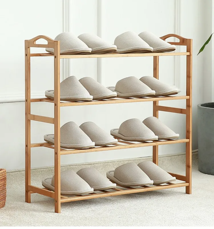 
 Оптовая продажа 3 ряда полок для обуви с ручками  