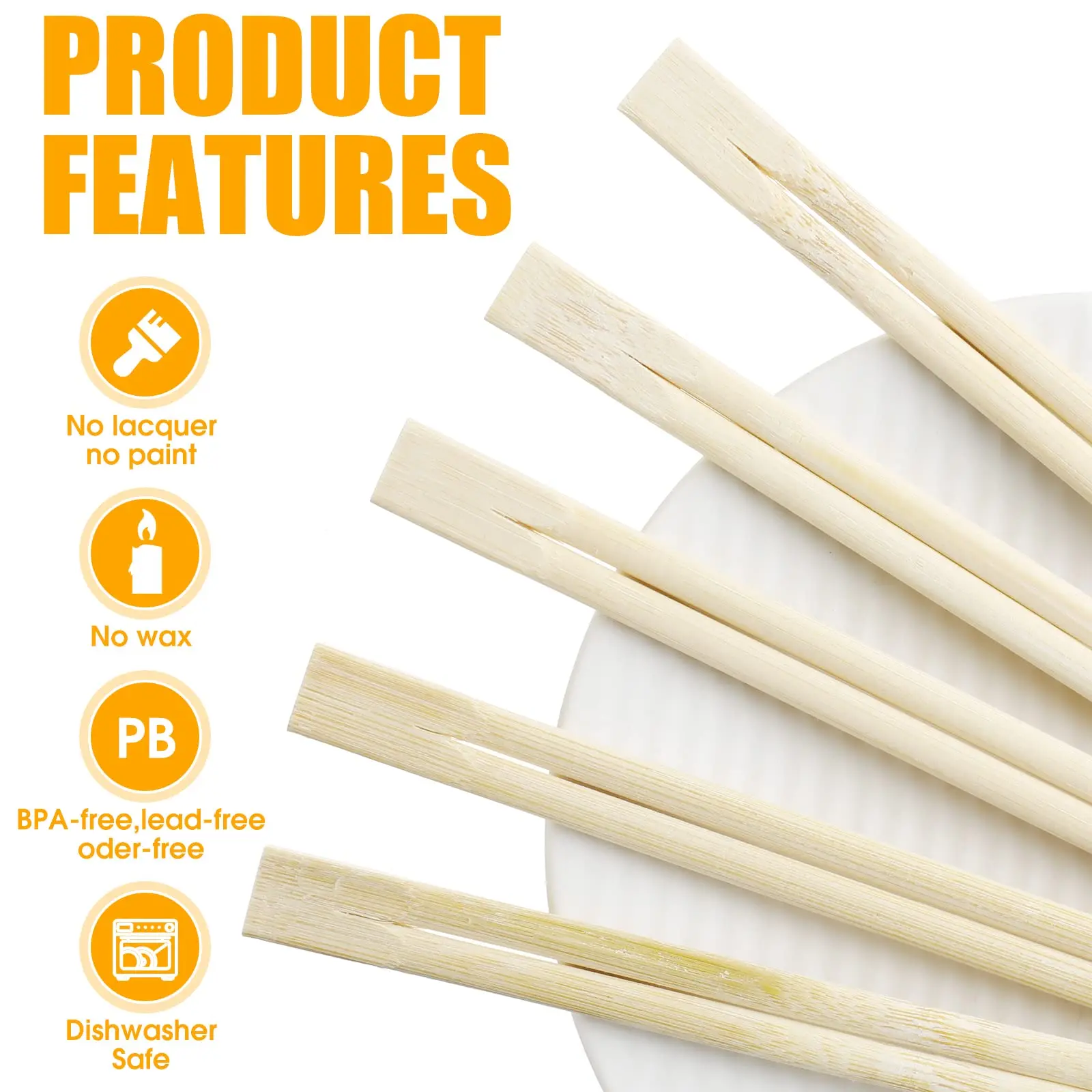 Cheap Wholesale Fast Food Natural Tensoge Bamboo Chopsticks Disposable
