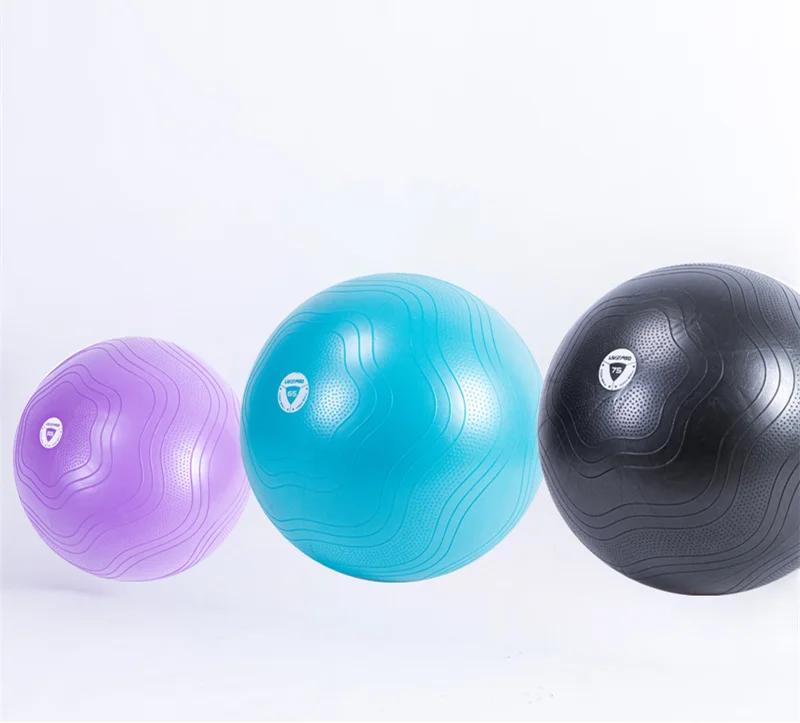 Pvc Thickened Explosion Proof Yoga 55cm 65cm Gym Fitness Ball 75 Smooth ...