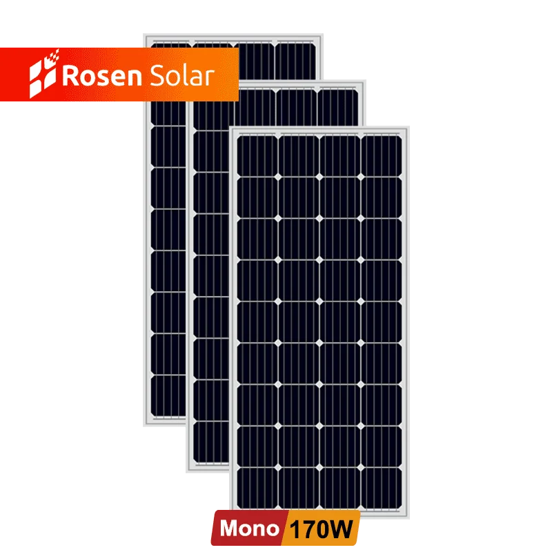 Flexible Mono Solar Panel Price 36 Cell 170W 180W 5BB Rosen 170 Watts  For Home Use