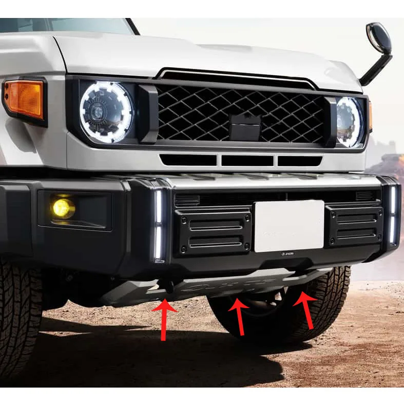 Aluminum Front Bumper Protector Guard for Toyota Land Cruiser 70