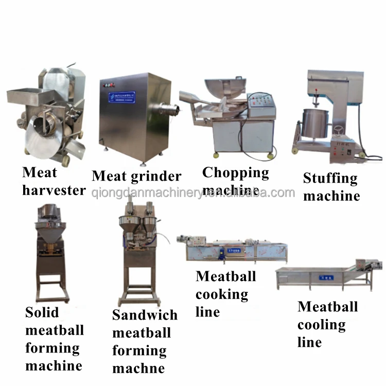 Chinese Fish Meat Ball Machine Meatballs Manufacturing Machinery