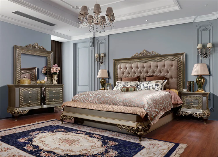 Goodwin Cheap Price French Style Bedroom Set Furniture Bedroom Decor 