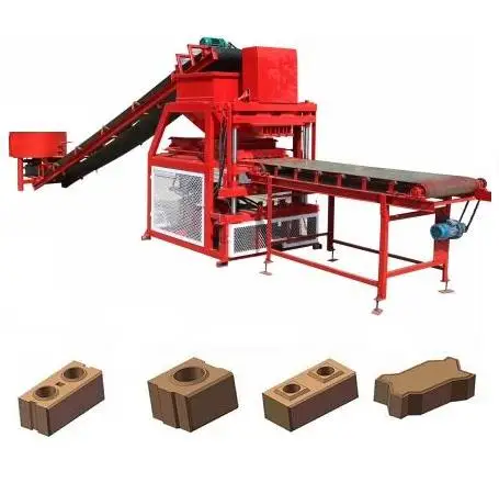 ZCY4-10 Automatic Interlocking Clay Soil Brick Making Machine Paving ...