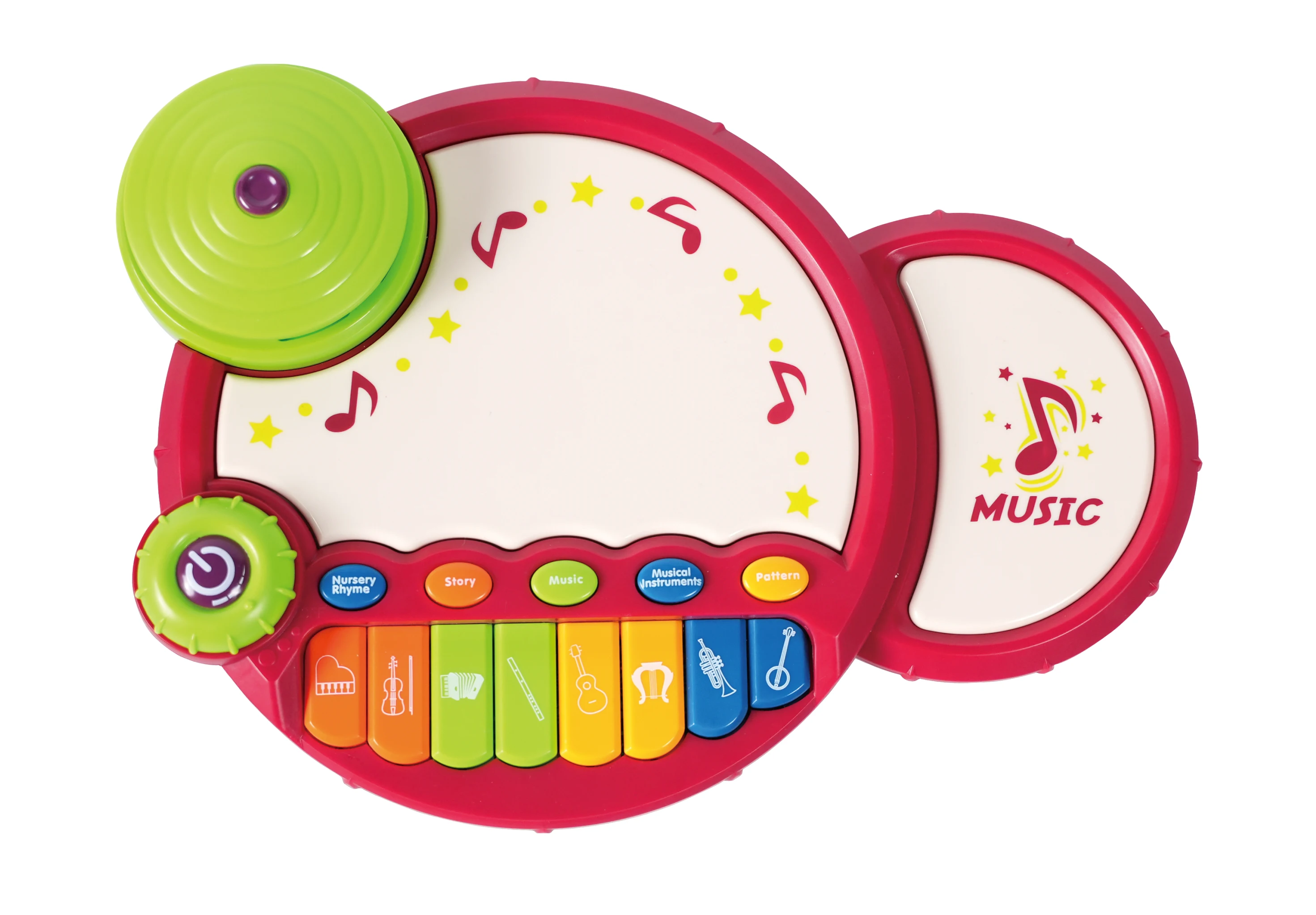 Amazing Colorful Interactive Musical Instruments Education Drum Toy ...