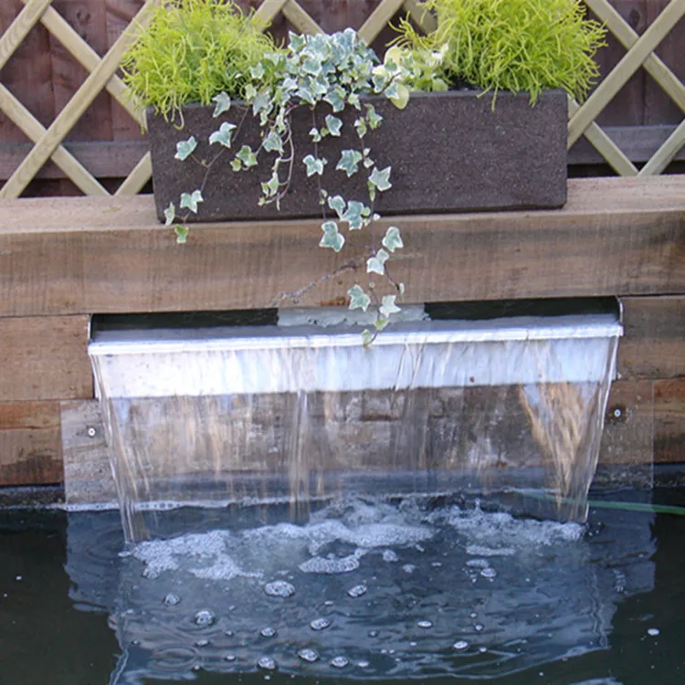 60CM Waterfall Cascade Outdoor Garden Led Artificial  Water Blade Cascade for  Pool Pond