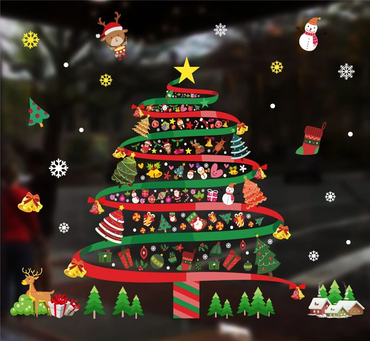 christmas sticker tags