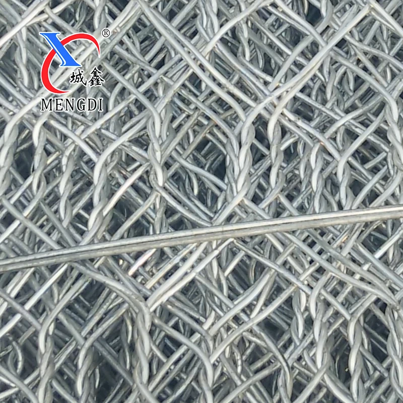 1mx1mx2m Hexagonal Woven Wire Mesh Gabion Box PVC Coated Galfan Galvanized Gabion Basket