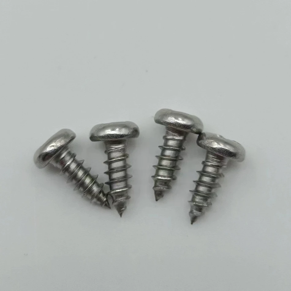 M3X8 Stainless Steel ISO Standard Metric Self-Tapping Screws Pan Head Cross Groove round Head Furniture Installation Accessories