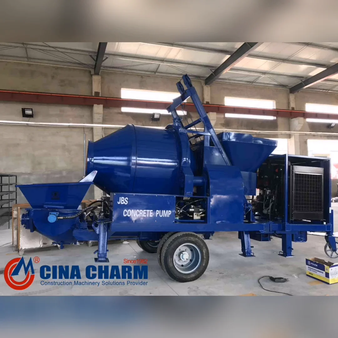 Mobile Portable Concrete Mixer Pump For Construction Machinery Buy Concrete Pump Mixer