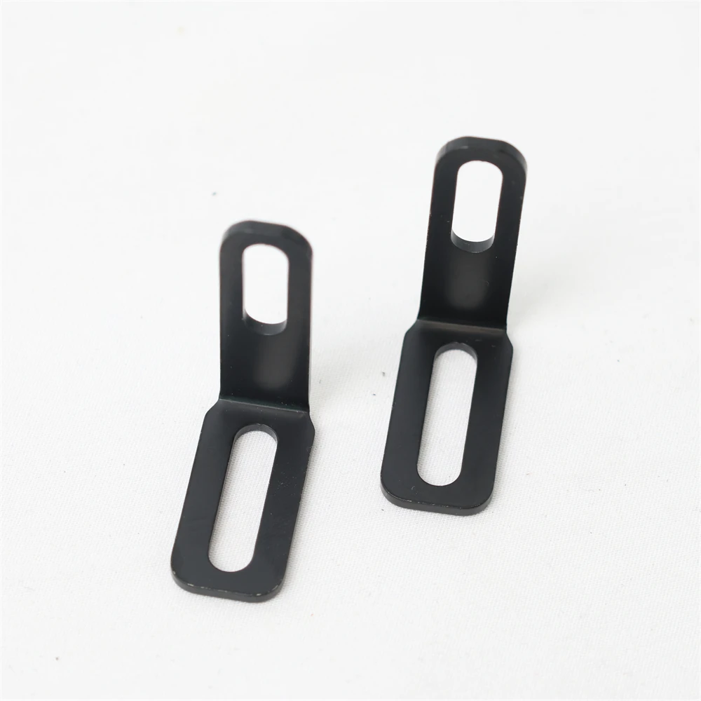 product universal motorcycle spotlight adjustment long hole double head 90 degree angle fixer connector l bracket angle iron piece-5