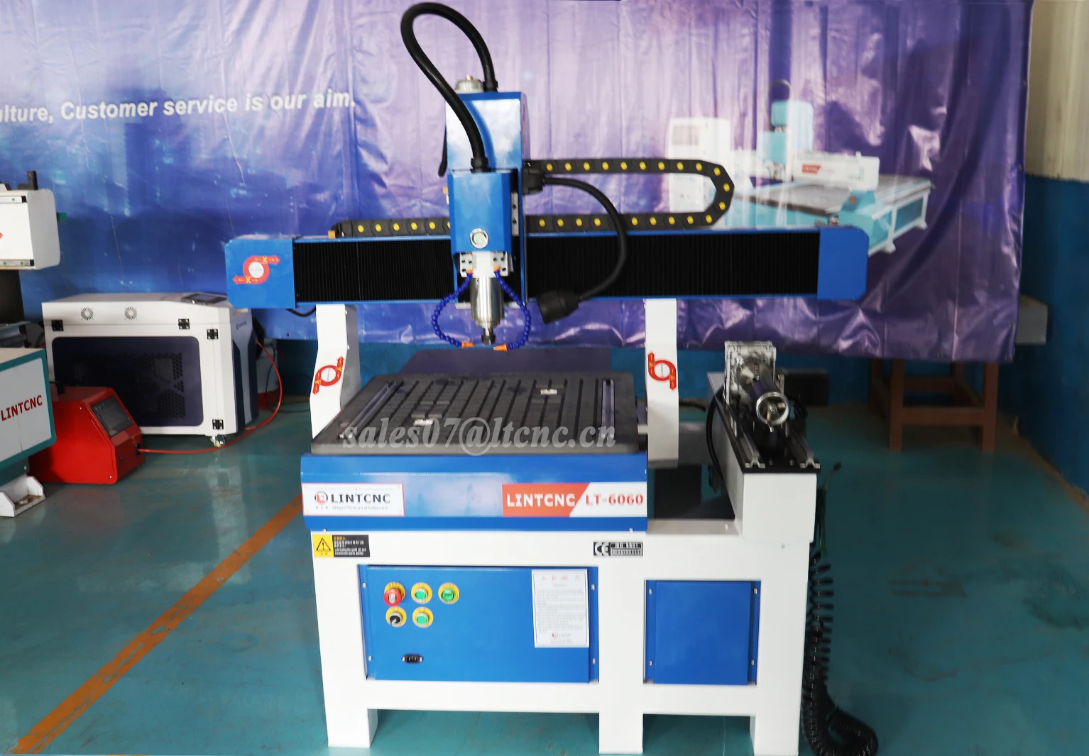 4 Axis Mould Making 6060 6090 Wood Metal Acrylic Mdf Cutting for Aluminum Copper Metal Mini CNC Router Machine Price