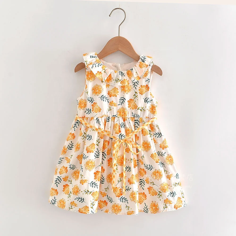 Sundress,Kids Soft Cotton Casual Dress 