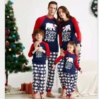 OEM Wholesale Baby Family Matching Sleepwear Clothing Set Matching Outfits Formal Kids Christmas Matching Family Pajamas Winter