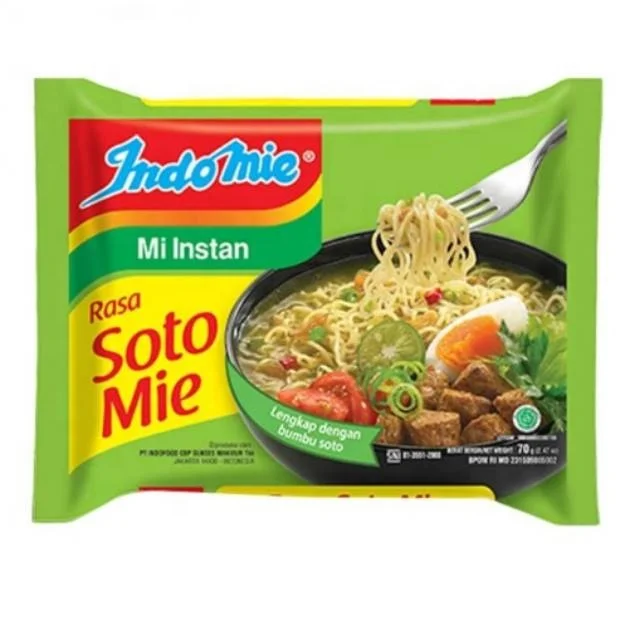 Hot Sale Indomie Instant Noodle Soto Mie Flavour Soto Mi 70gr Packaging 40 Pack Carton Box Buy Indomie Indonesia Instant Noodle Instant Noodles Packaging Materials Product On Alibaba Com