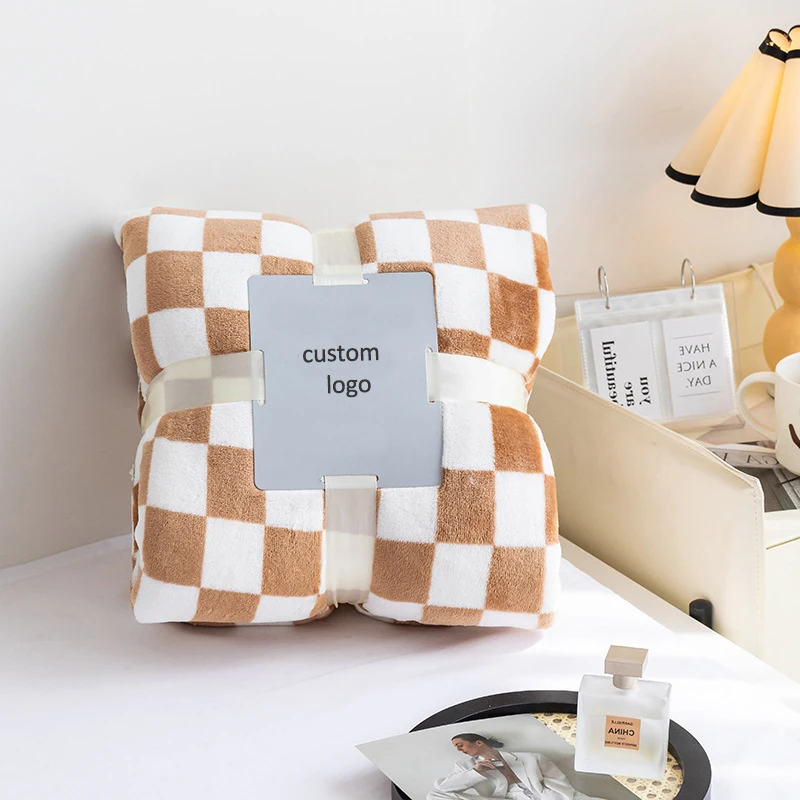 Индивидуальная этикетка индивидуальная печать 100% полиэстер OEKO-TEX флисовое дизайнерское теплое фланелевое одеяло