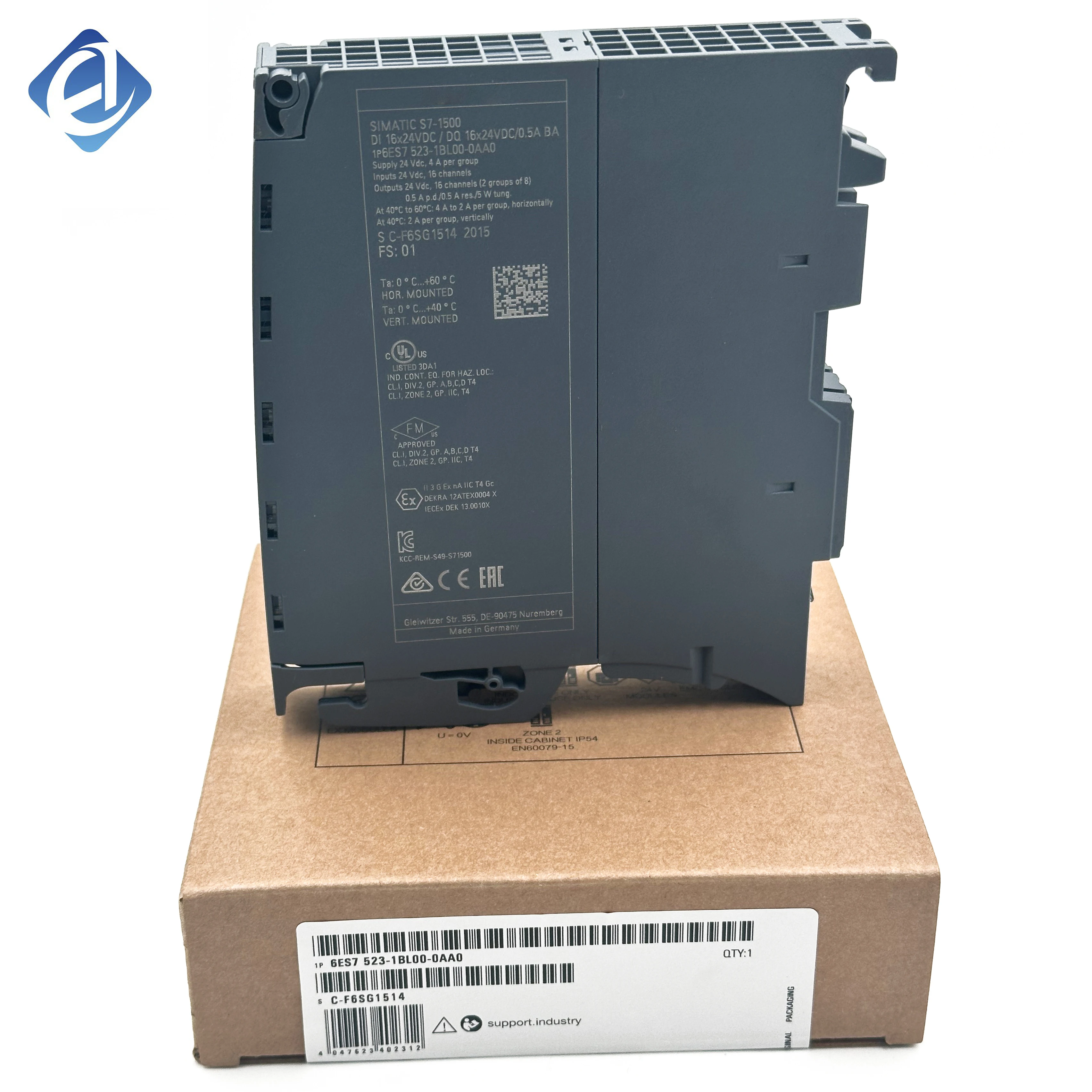 New Original 6ES7523-1BL00-0AA0 6ES7 523-1BL00-0AA0 SIMATIC S7-1500 Digital Input/Output Stock in Warehouse