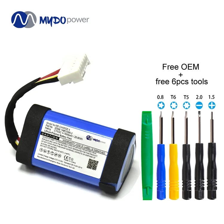 Original for JBL CHARGE4 Battery for Wireless Speaker Charge 4BLK