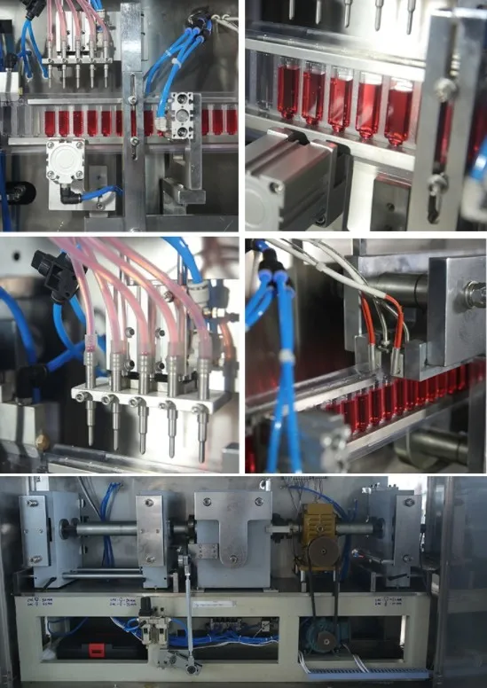 2 сопла автоматическая BFS пластиковая ампула для наполнения жидкости упаковочная машина