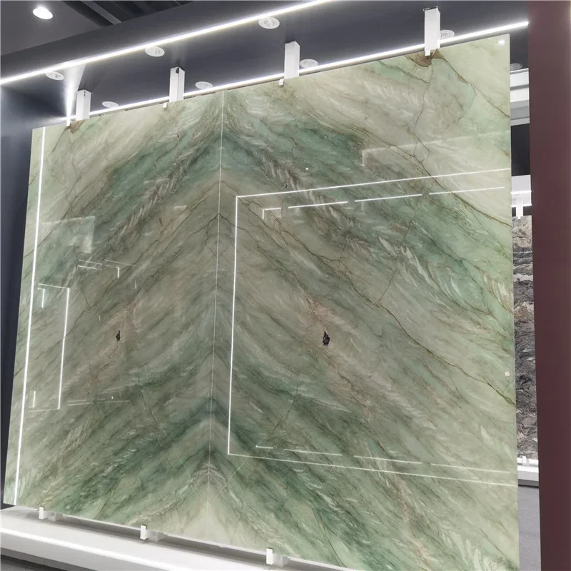 Royal Green-pris på kvartsit eksotisk stenpynt til luksusboligdesign