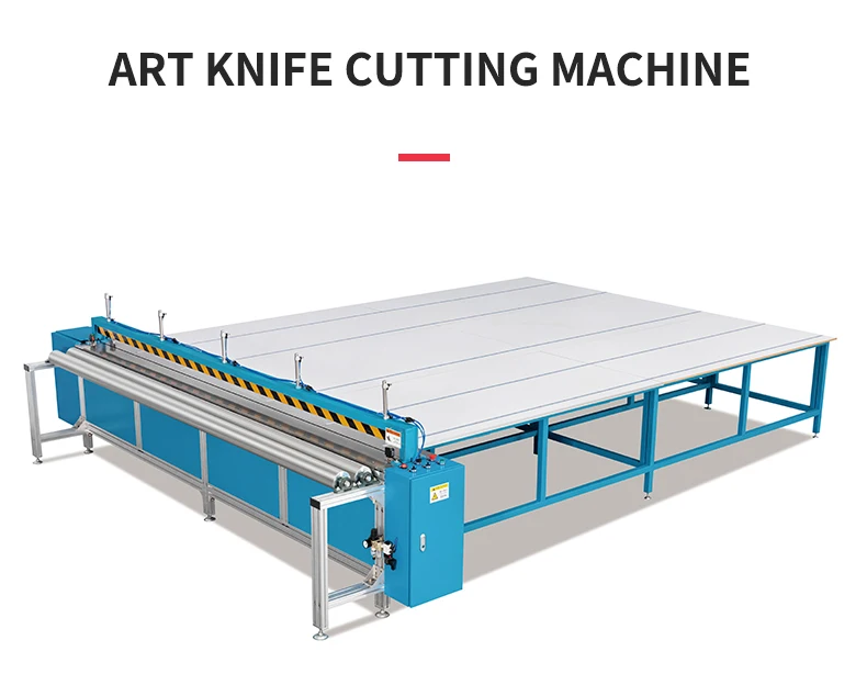 Semi Automation Roller Blind Fabric Cutting Table Machine Art Knife