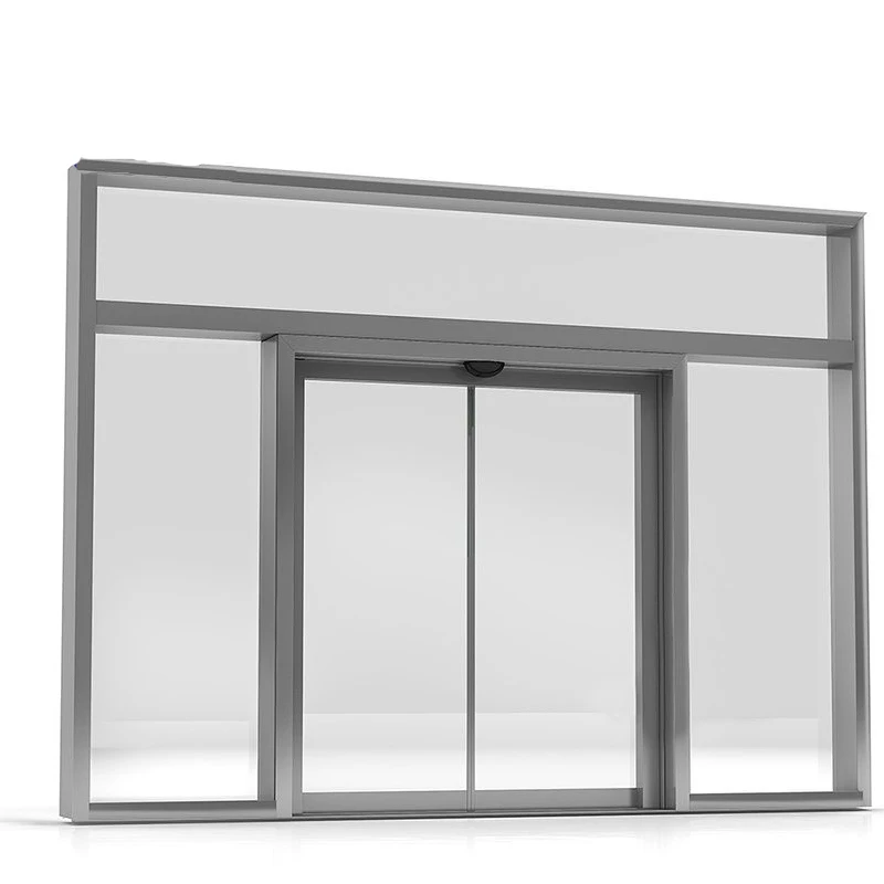 Top Brand Automatic Electric Framed Tempered Glass Door for Commercial Building Entry Modern Design for Mall Office Office Use