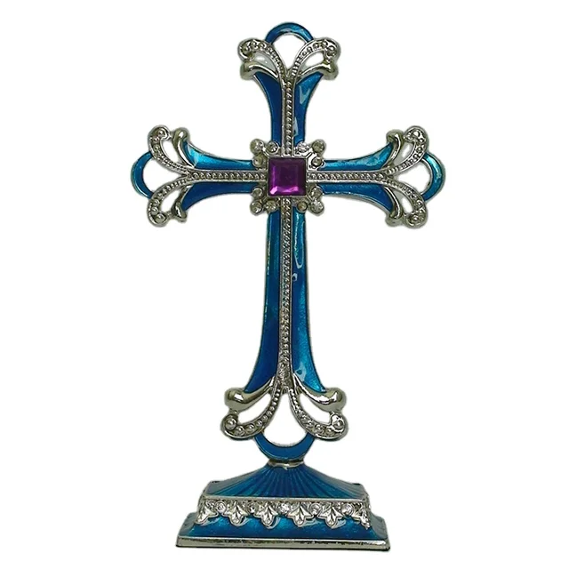 Metal Iron Craft Cross Christian Cross Home Souvenir Religious Decorations Wholesale