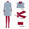 a919 abito stile donna + papillon + calze